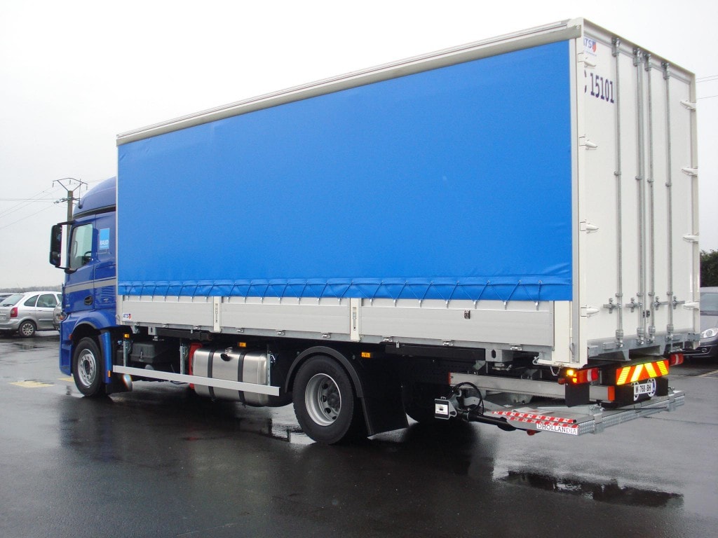 Porteur caisse mobile carrosserie mixte fourgon et PLSC + ridelles - ATS